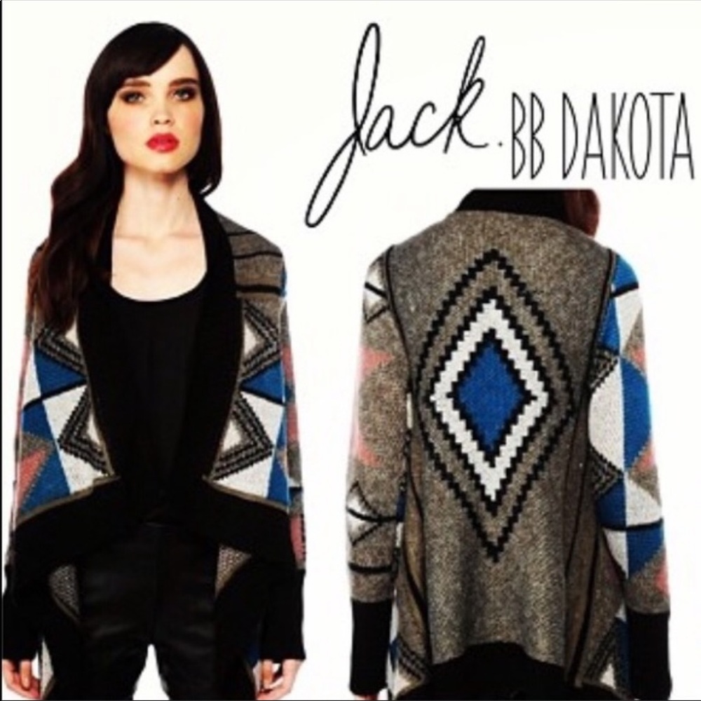 Jack by BB Dakota Aztec cardigan - Picture 2 of 4